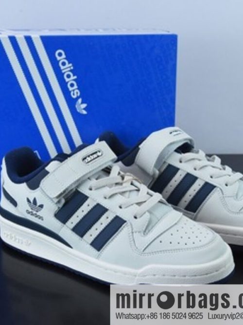 Adidas Clover Originals Forum 84 Low Roman series velcro low-top Vintage lace-up versatile casual sports board shoes GY6553
