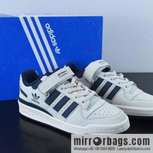 Adidas Clover Originals Forum 84 Low Roman series velcro low-top Vintage lace-up versatile casual sports board shoes GY6553