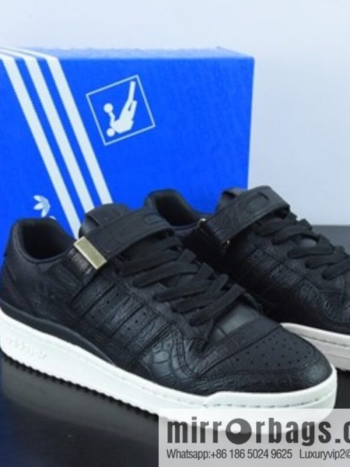 Adidas Clover Originals Forum 84 Low Roman series velcro low-top Vintage lace-up versatile casual sports shoes HP5550
