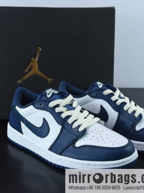 Air Jordan 1 Low AJ1 Joe 1 white and blue, low-top casual board shoes, item number: CZ0790-065
