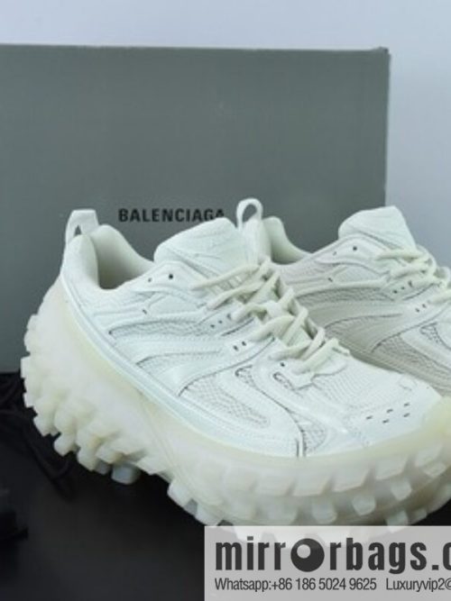 Balenciaga/Balenciaga, Tire Daddy Shoes/White, All White, Luminous Edition