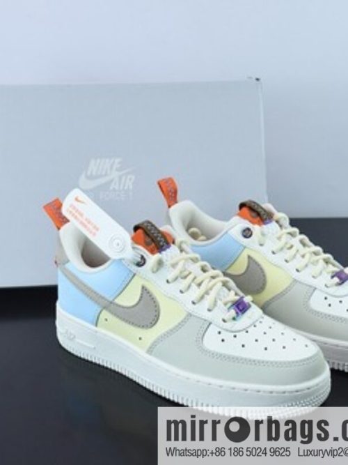Nike Air Force 1 Low milk white blue red patchwork Air Force No. 1 low-top sports and leisure versatile board shoes, item number: DX6042-111