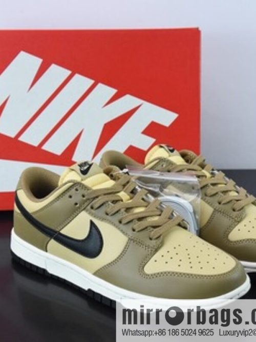 Nike SB Dunk Low \"Dark Driftwood\" brown and black low-top casual board shoes, item number: DD1503-200