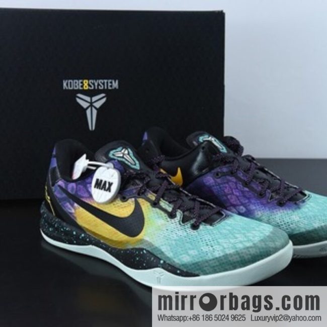 Nk Kobe 8 \"SYSTEM\" Kobe 8 generation, starting color scheme Easter egg, men\'s actual basketball shoes, item number: 555035-302