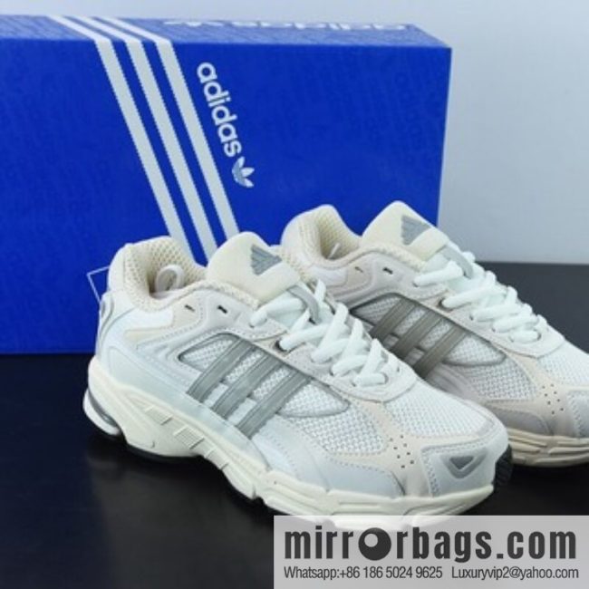 Adidas Originals Response CL \"Cream/White\" Response CL Series Daddy Vintage breathable cushioning casual sports jogging shoes \"milky gray silver\" GY2014
