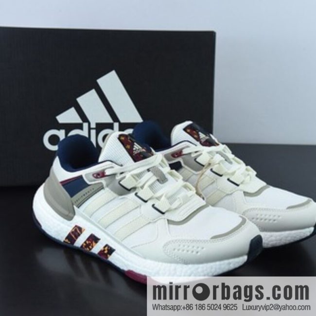 AD Equipment + Comfortable and durable running shoes, white gray red, synchronized at the counter, the first real shot item number: GW4252