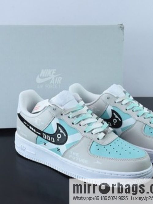 Nike Air Force 1 Low \'07 Future Technology, gray-blue, Air Force One low-top casual sneakers, item number: CW2288-111