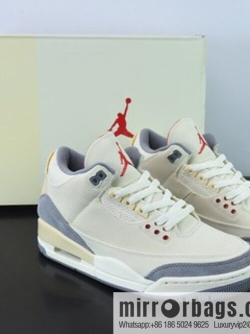 o_1gc3o1ugd1j741mo912ma1j7bgubam-800x800k4kkyjqhgcu65082_20250719015015.jpg Air Jordan 3 Retro \"Muslin\" beige, cotton men\'s sneakers pure original factory product number: DH7139 100