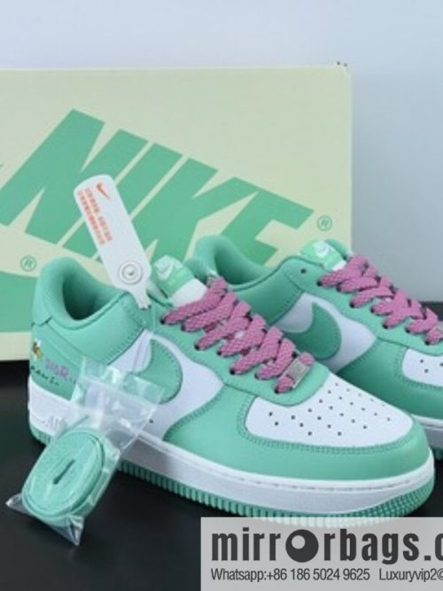 NIke Air Force 1 \'07 Low \"Tiffany - Dior Co-branded\" Air Force One Low Top Casual Sneakers, Item Number: BS8871-104
