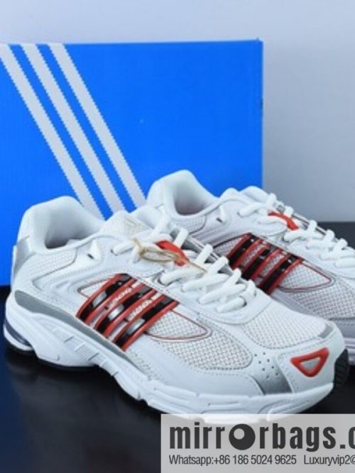 Adidas Originals Response CL \"White/Sliver/Black/Red\" Response CL Series Daddy Vintage breathable cushioning casual sports jogging shoes \"Silver Black Red\" Item number: GX2506
