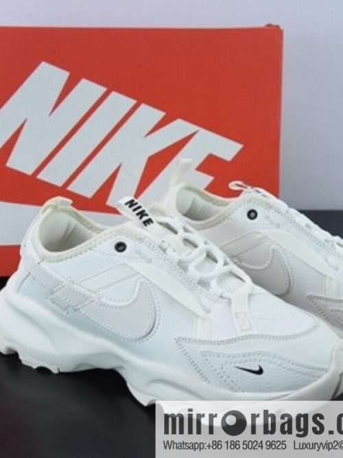 Nike TC 7900 🥰 White/Black \"Vintage Daddy Versatile Casual Jogging Shoes Off White, Cream DR7851-100