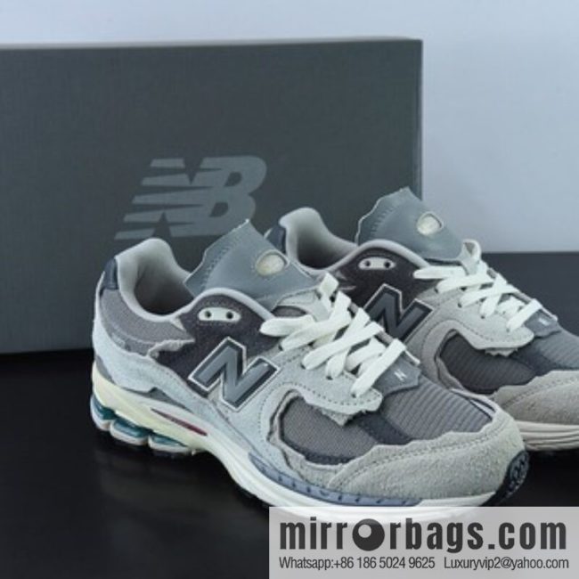 New Balance ML2002 Series Vintage Daddy Style Unisex Casual Shoes Couple Versatile Jogging Shoes Sports Men\'s Shoes Women\'s Shoes M2002RDA