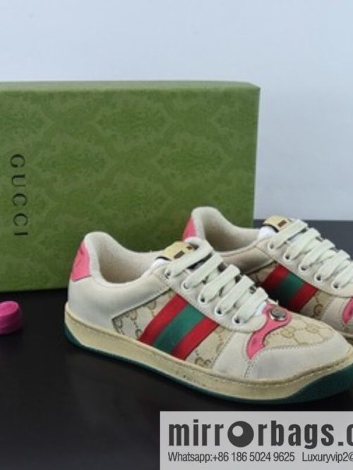 Gucci Gucci Screener GG Enamel Vintage Old Small Dirty Board Shoes