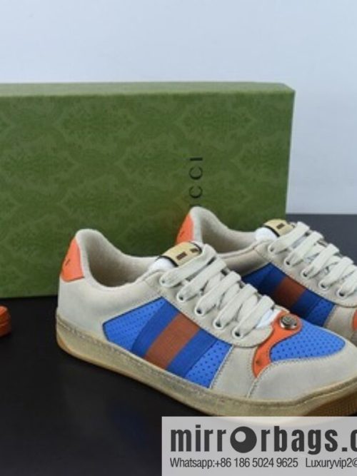 Gucci Gucci Screener GG Enamel Vintage Old Small Dirty Board Shoes