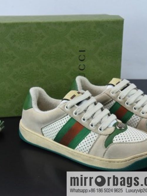 Gucci Gucci Screener GG Enamel Vintage Old Small Dirty Board Shoes