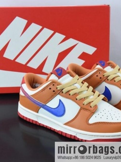 NK Dunk Low white orange blue, low-top sports and leisure shoes, item number: DH9765-101