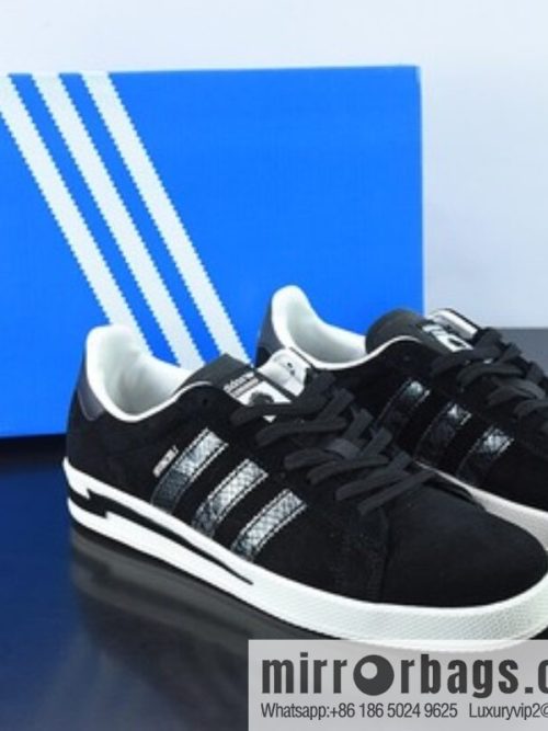 NEIGHBORHOOD x INVINCIBLE x AD Originals Campus Tripartite Joint Academy Series Classic Vintage Low Top Versatile Casual Sports Board Shoes GW8852