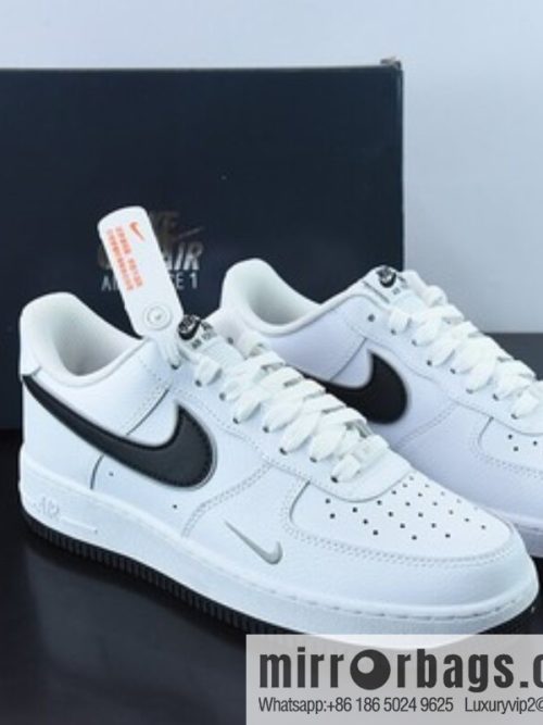 NK Air Force 1 Low Air Force No. 1 Low Help Versatile Leisure Sports Board Shoes, White and Black Small Hook Item Number DX9269-100