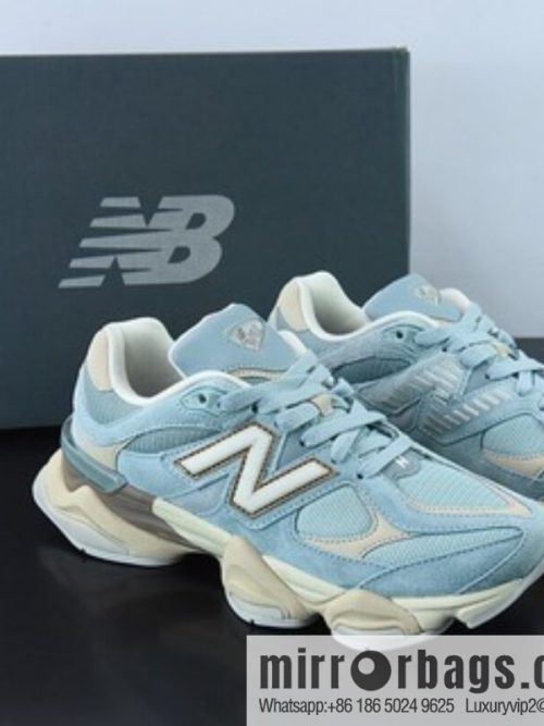 NB New Balance 9060 🥰 Pastel Turquoies \"Collection Vintage Versatile Daddy Style Casual Sports Running Shoes\" Songblue Turquoise Beige \"U9060FNB