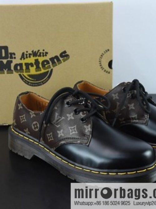 LV/Louis Vuitton Martin boots series, Martin boots /Dr.martens low-top Martin boots, black and brown LV item number: R11822202