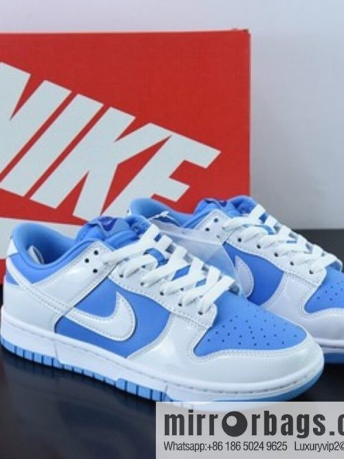 Nk SB Dunk Low \"Reverse UNC\" Reverse North Carolina Blue SB Low Top Sports Casual Board Shoes DJ9955-101