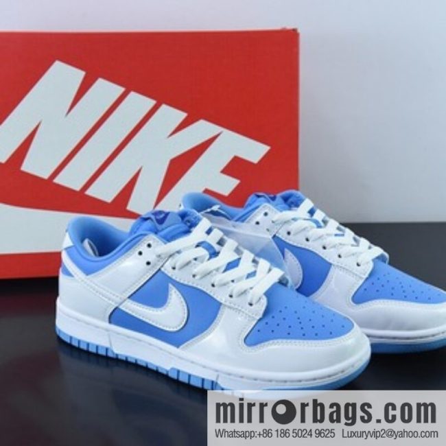 Nk SB Dunk Low \"Reverse UNC\" Reverse North Carolina Blue SB Low Top Sports Casual Board Shoes DJ9955-101