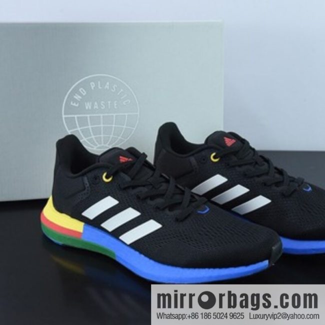 Adidas Pureboost 21 PB21 generation, popcorn outsole, sports and leisure running shoes, official item number: GY5103