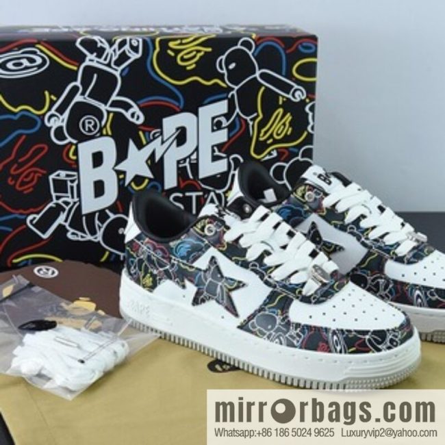 Medicom Toy Exhibition x Bape STA \"BE@RCAMO\" Violent Bear Joint Unisex Same sneakers