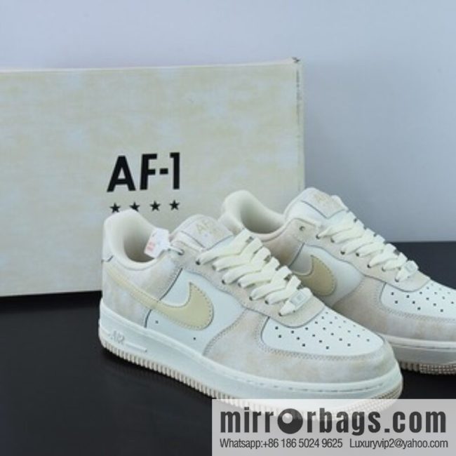 Nk Air Force 1 Low \'07 rock apricot, Air Force One low-top casual sneakers, item number: KP6936-669