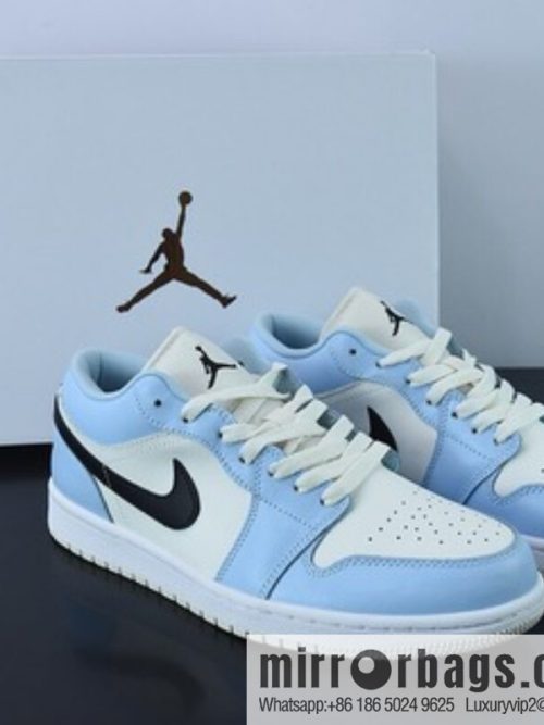 Air Jordan 1 Low AJ1 Joe 1 sky blue, sports culture basketball shoes 554723-401