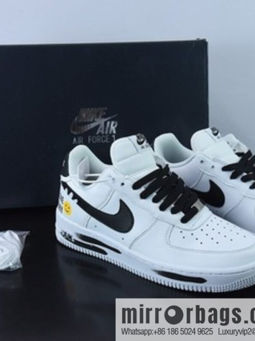 Nike Air Force 1 \'07 Low White Black Yellow Smiley Unisex The same sneakers item number: DO5220-176