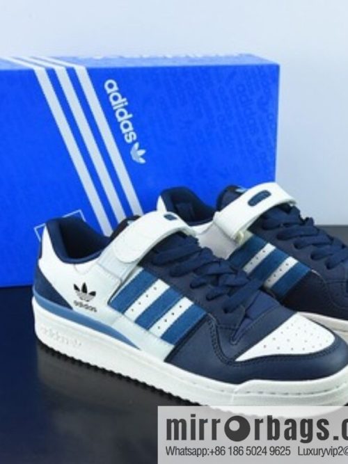 Adidas Originals Forum 84 Low Navy Blue Low Top Casual Board Shoes, a must-have in autumn, item number GX2162