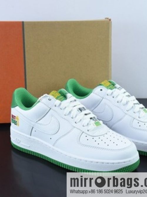 Nike Air Force 1 Low 07 Brooklyn Islands White Blue Raw Last Raw Cardboard SKU: DX1156 100