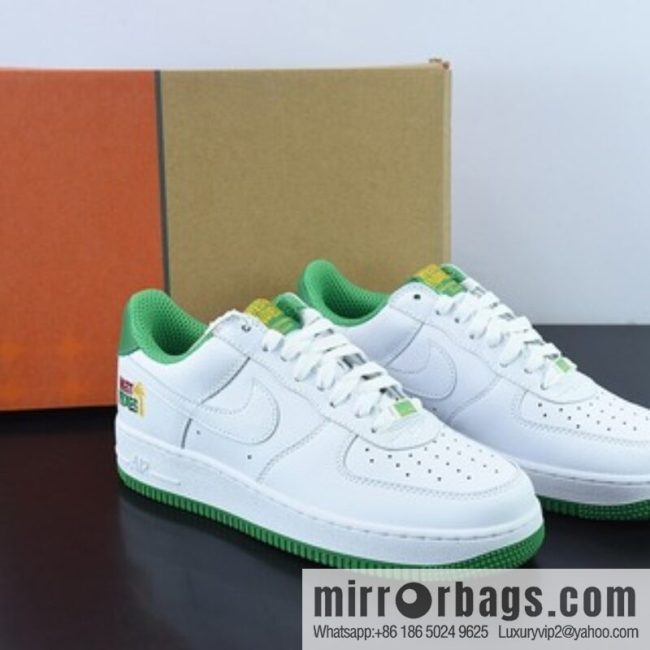 Nike Air Force 1 Low 07 Brooklyn Islands White Blue Raw Last Raw Cardboard SKU: DX1156 100