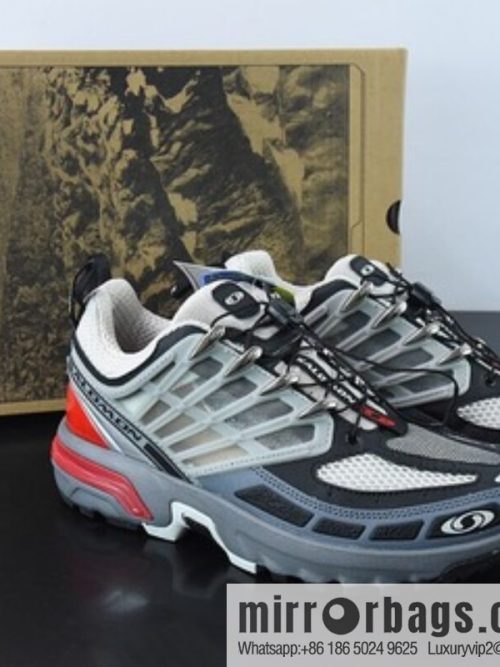 Salomon/Salomon ACS Pro Advanced Series Low Help Urban Off-Road Function breathable Casual sneakers \"Silver Red\" 415537