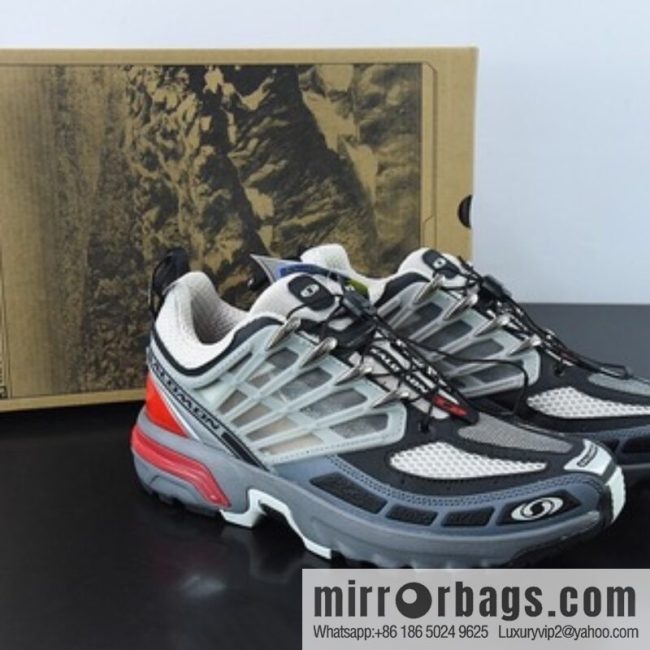 Salomon/Salomon ACS Pro Advanced Series Low Help Urban Off-Road Function breathable Casual sneakers \"Silver Red\" 415537