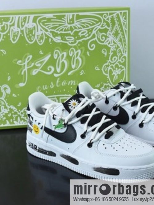 Nike Air Force 1 Low smiley strap creative custom Air Force One low-top sports and leisure shoes, item number: CW2288-111