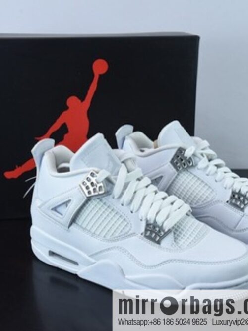 o_1getu4ri5sks1nkg1dg3j631bpjt-800x800l3aqapzwmqc58218_20250719002254.jpg Air Jordan 4 Pure Money AJ4 Joe 4 Silver, Pure White, White Cat Low Top Casual Board Shoes 308497-100
