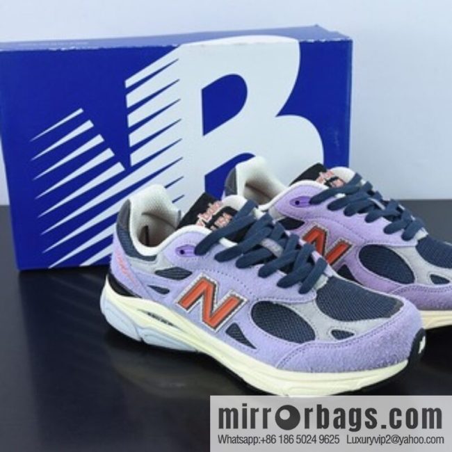 New Balance NB990 series, high-end American Vintage casual running shoes light purple M990TD3