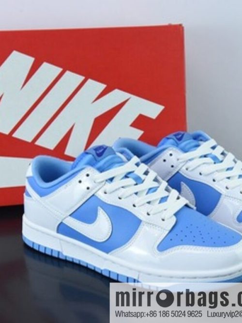 Nike Dunk Low \"Reverse UNC\" reverse North Carolina blue low-top sneakers item number: DJ9955-101