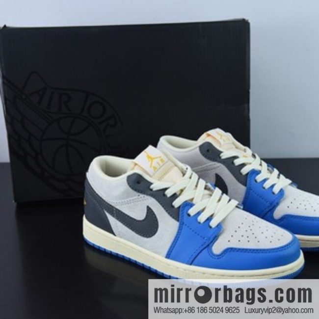 Air Jordan Retro 1 Low \"UNC Grey\" AJ1 \"North Carolina Blue Grey\" Low Top Casual Sneakers Item Number DZ5376-469