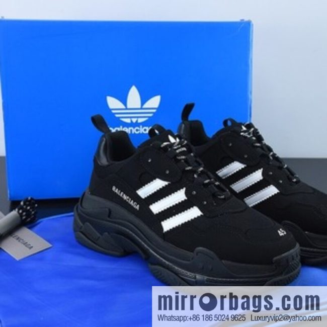 Balenciaga x Adidas Clover Triple S Daddy Shoes, Balenciaga sneakers