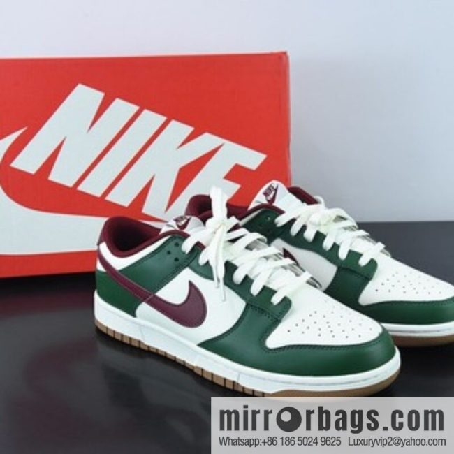 Nk SB Dunk Low \"Gorge Green\" bean paste green color scheme SB low-top casual board shoes, item number: FB7160-161