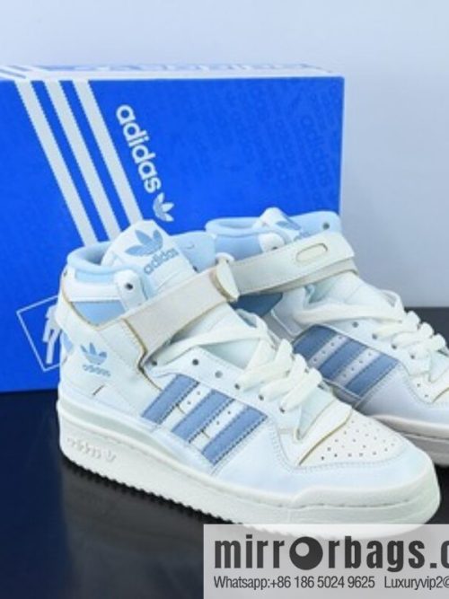 Adidas Forum 84 HIGH Clover high-top classic velcro Vintage board shoes, item number: GW5924