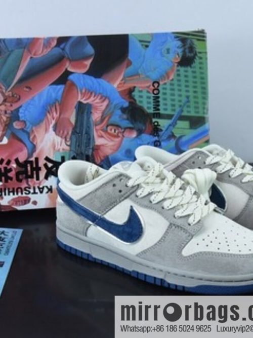 Otomo Katsuhiro x NK SB Dunk Low \"Steamboy OST\" Otomo Katsuhiro, suede gray-blue casual sneakers, item number: FF0918 012