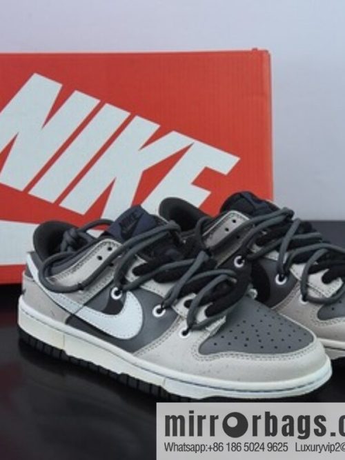 Nike SB Dunk Low desert wasteland, inverted mocha low-top casual board shoes, deconstructed drawstring shoelace Item number: DJ6188 002