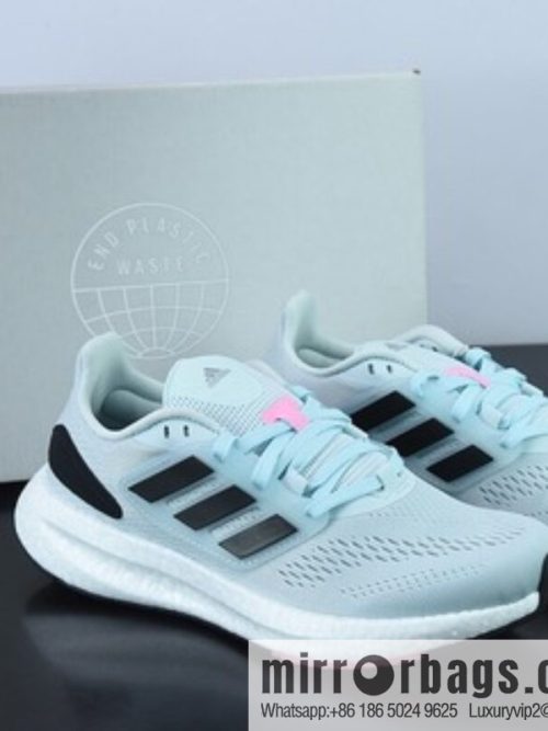 AD PureBOOST 22 popcorn cushioning midsole running shoes, item number: HQ1459