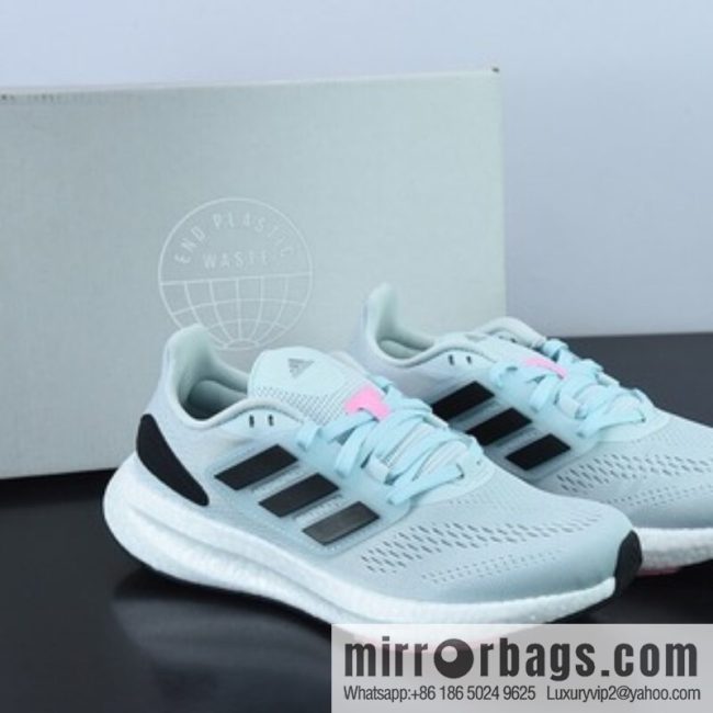 AD PureBOOST 22 popcorn cushioning midsole running shoes, item number: HQ1459