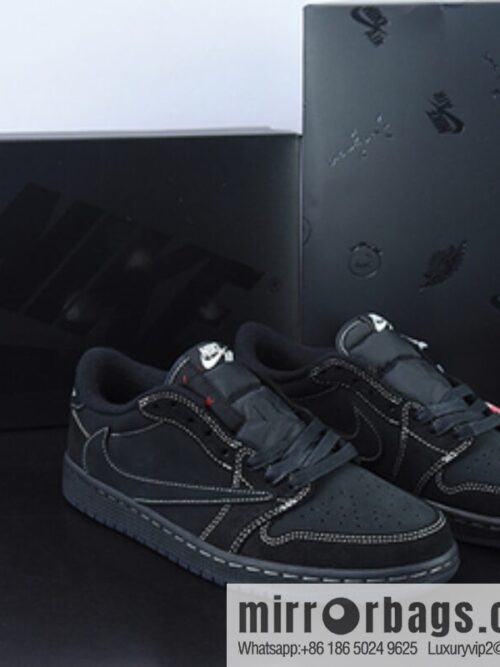 o_1gg2017961abs111t126ola01ccso3-800x800u4wctegldcu53568_20250718232530.jpg Travis Scott x Nike Air Jordan 1 Low OG SP \"Black/Phantom\" AJ1 Jordan Generation Classic Low Top Culture Versatile Casual Sports Basketball Shoes \"0\" DM7866-001