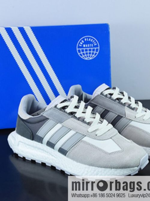 Adidas Racing E5 Boost Prototype Speed lightweight Vintage collection, versatile breathable sports jogging shoes New BOOST
